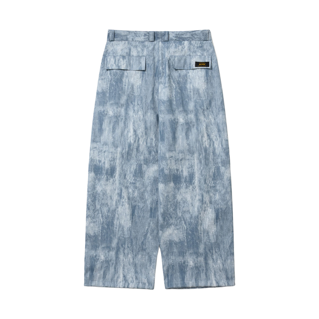 큐마일 511 투 턱 와이드렉 집 플라이 팬츠 블루(qmile® 511 Two Tuck Wide-Leg Zip Fly Pants Blue) - 2