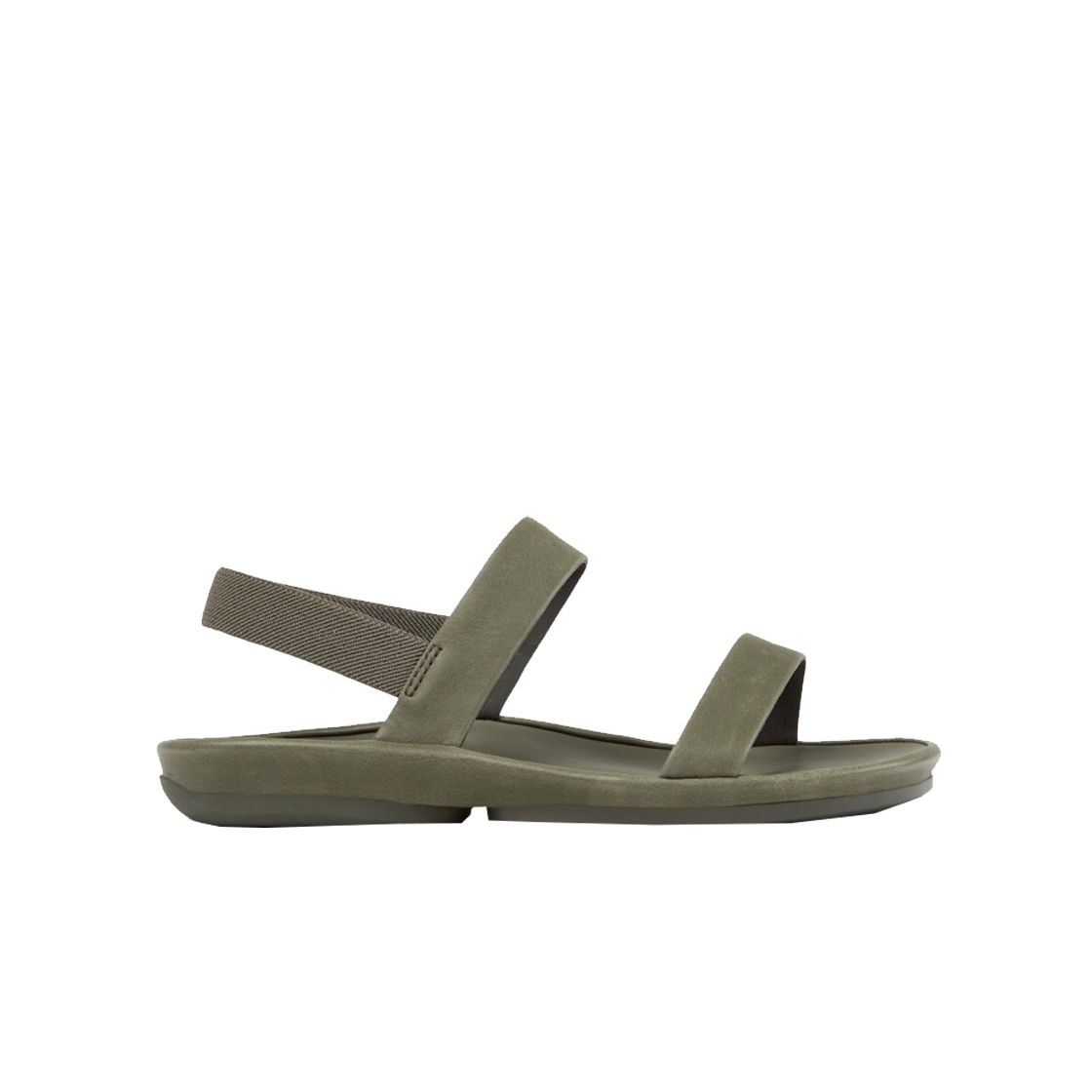 캠퍼 여성 라이트 이슬라 샌들 카키(Camper Women Right Isla Sandal Khaki)