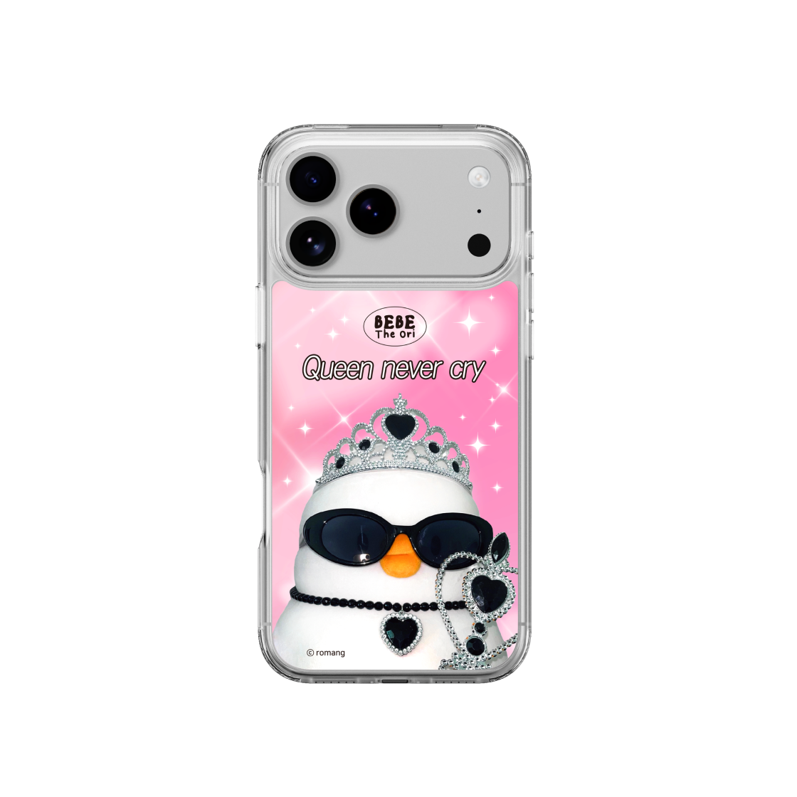 에스엘비에스 베베더오리 퀸 클리어 마그넷 케이스 for iPhone17 Series(SLBS BEBE DE ORI Queen Clear Magnet Case for iPhone 17 Series) - 1