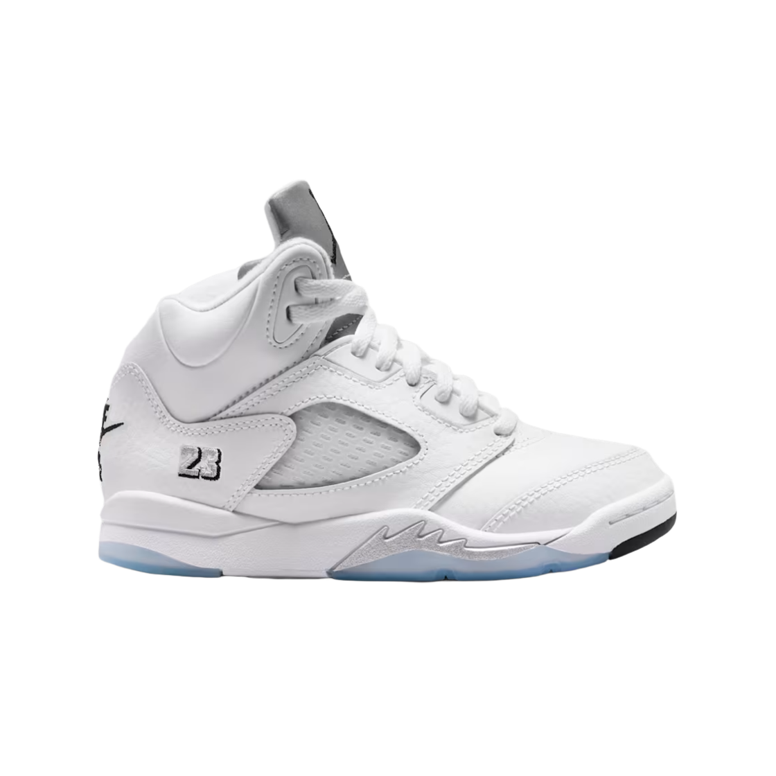 HQ7979-103 (PS) Jordan 5 Retro OG White and Metallic Silver