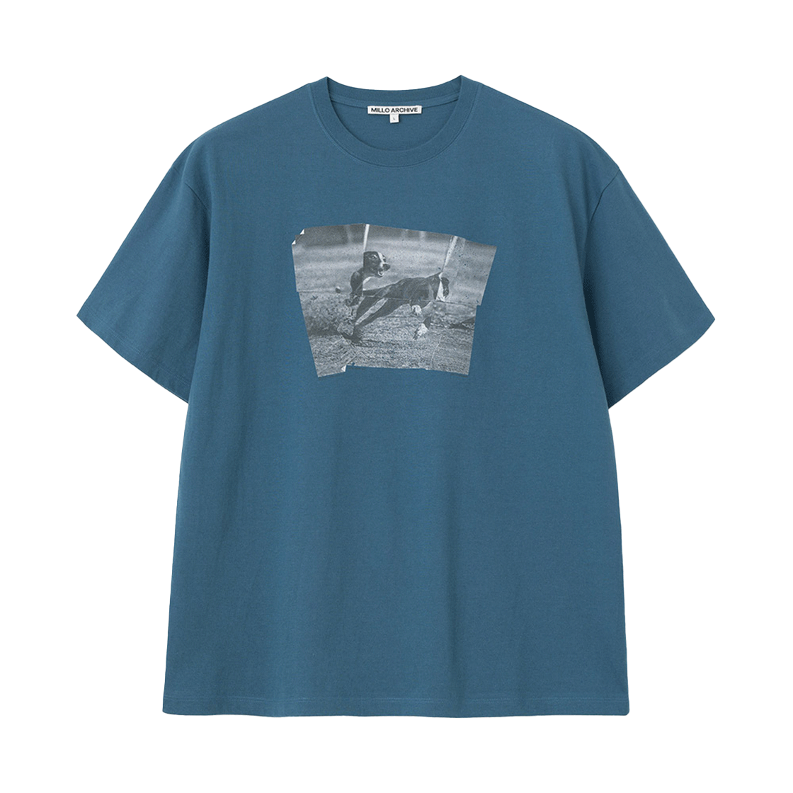 밀로 아카이브 러닝 독스 티셔츠 스페이스 블루