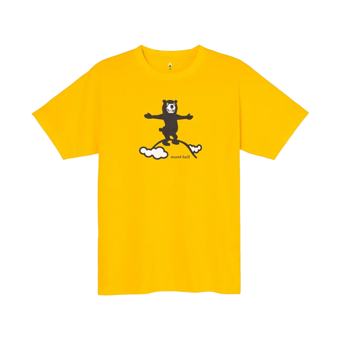 1114723 Montbell Wickron Summit T-Shirt Yellow