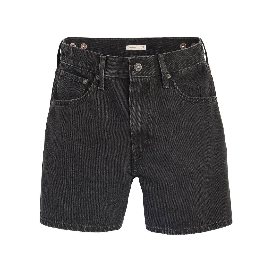 리바이스 신치 미드타이 쇼츠 블랙(Levi's Cinch Mid-Thigh Shorts Black)