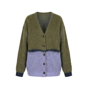 GONHEE LAY KNIT CARDIGAN_Khaki