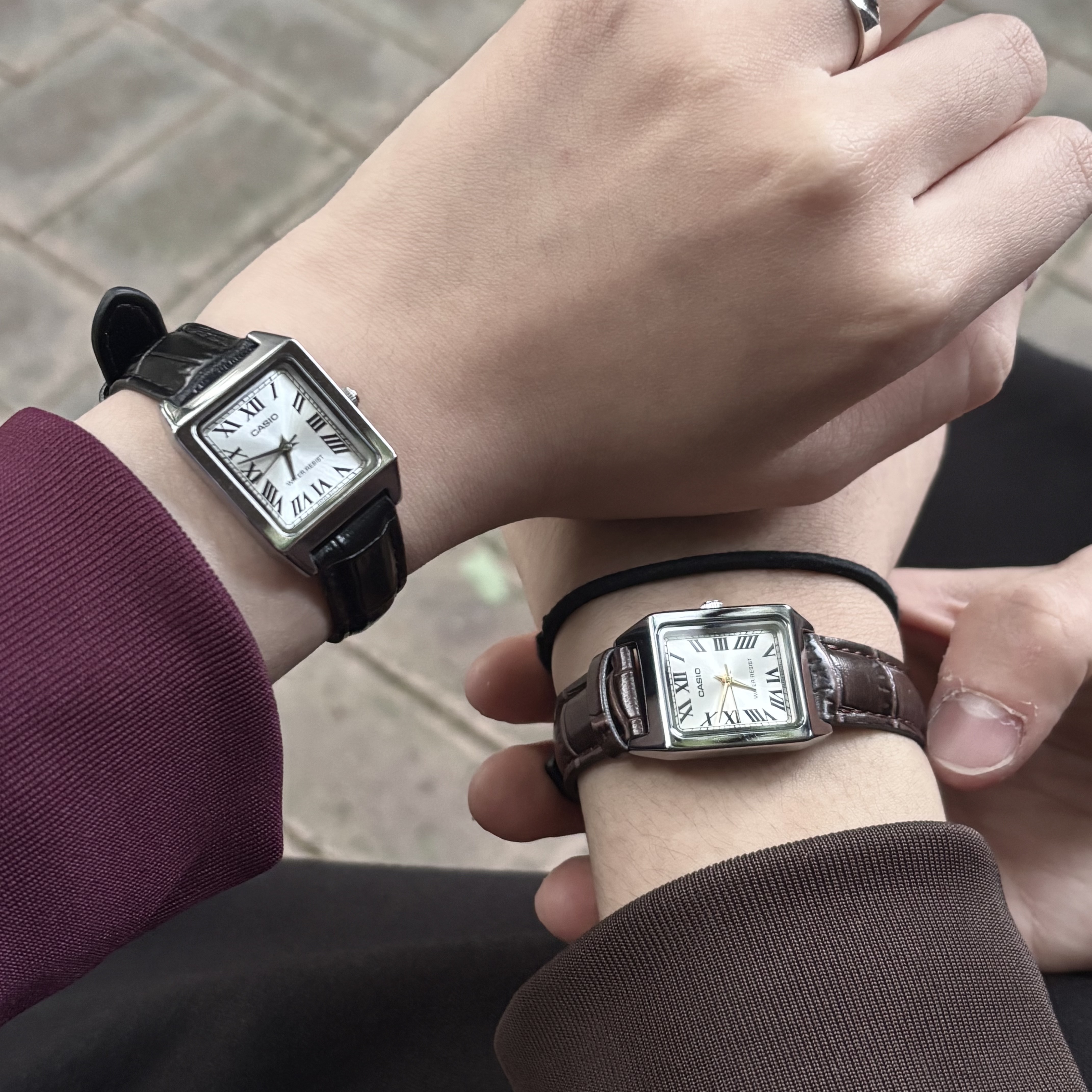 Casio LTP-V007L-7B1, Casio LTP-V007L-9B 착용 스타일