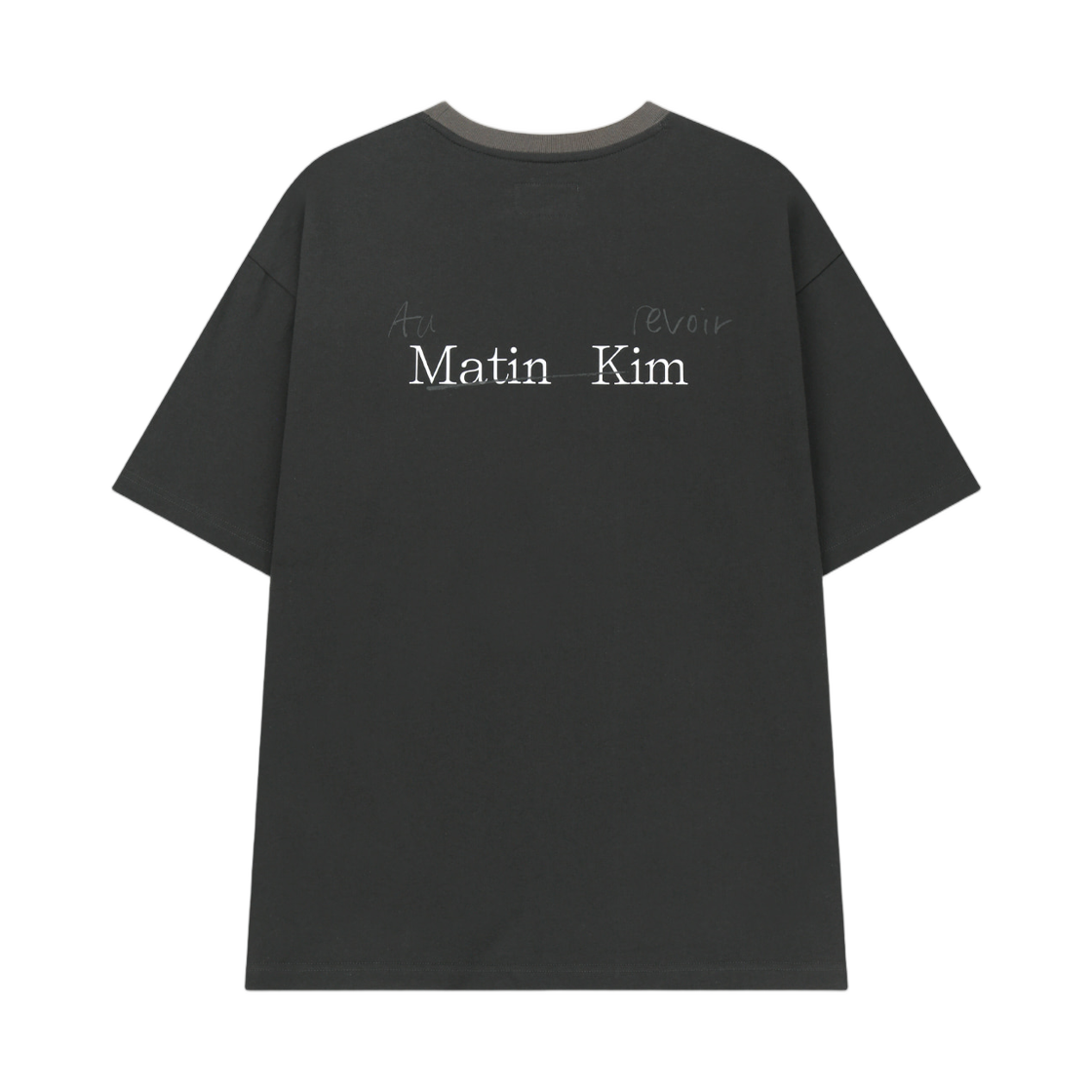 마뗑킴 토날 립 백 로고 탑 블랙(Matin Kim Tonal Rib Back Logo Top In Black) - 2