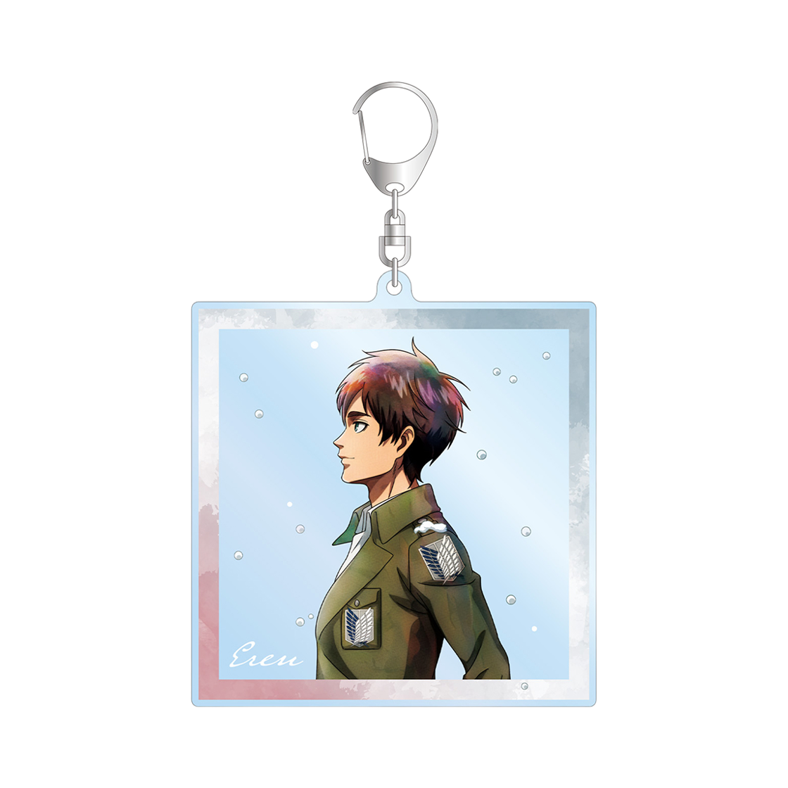 [예약배송] 애니모어 진격의 거인 엘런 겨울의 걸음 BIG 아크릴 키링([예약배송] Animore Attack on Titan Eren Step Of Winter Big Acrylic Keyring) - 1