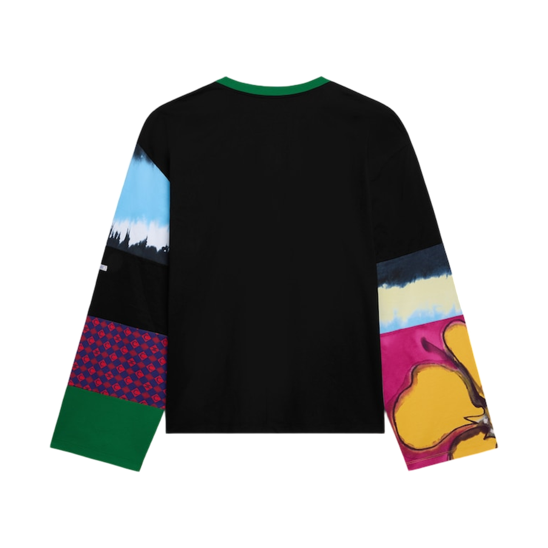 셀린느 롱슬리브 티셔츠 코튼 저지 블랙 멀티컬러(Celine Long Sleeved T-Shirt in Cotton Jersey Black Multicolor) - 2
