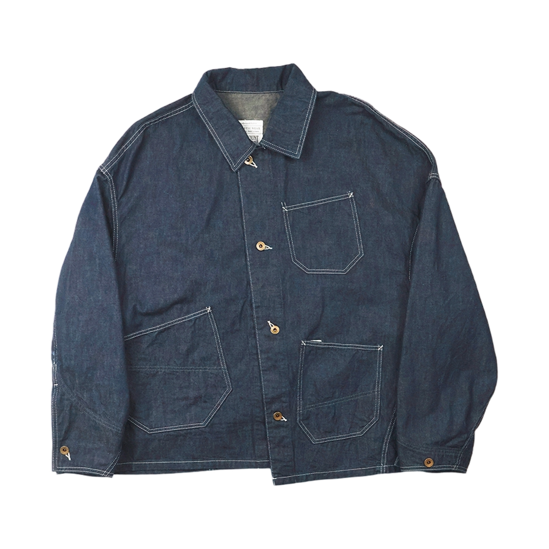 풀카운트 x 후미토 간류 그래피티 초어 자켓 인디고(Fullcount x Fumito Ganryu Graffiti Chore Jacket Indigo) - 1