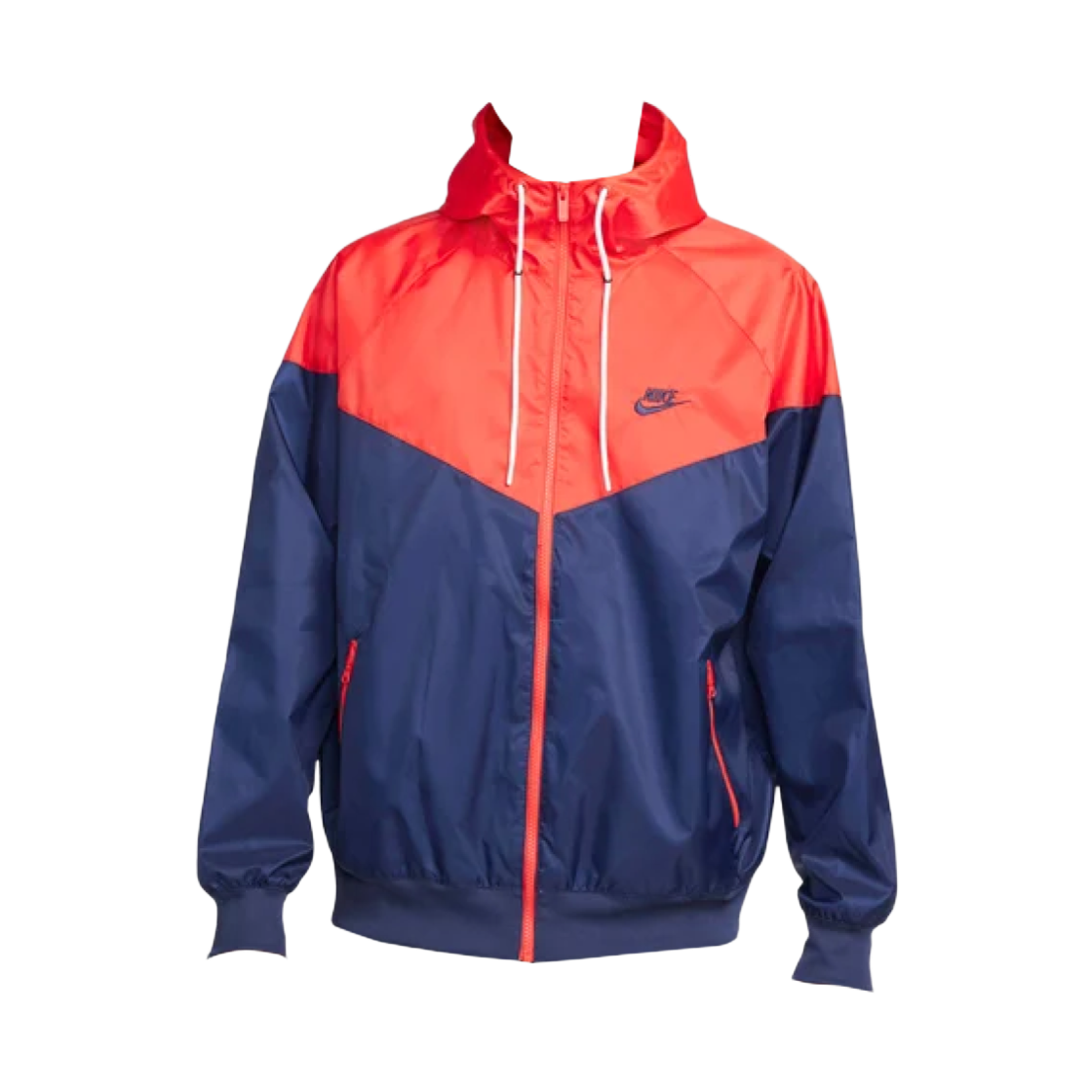 나이키 NSW 윈드러너 후드 자켓 미드나잇 네이비 라이트 크림슨 - 아시아(Nike NSW Windrunner Hooded Jacket Midnight Navy Light Crimson - Asia)