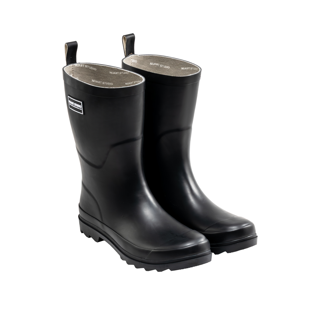 누아트스튜디오 클래식 미드 레인부츠 블랙(NUARTSTUDIO Classic Mid Rain Boots Black) - 4