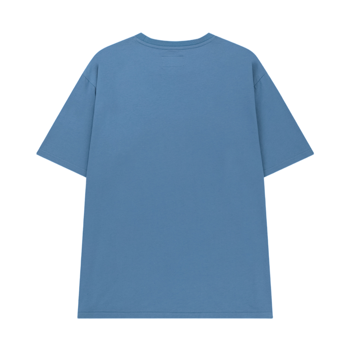 마뗑킴 아플리케 펠트 로고 탑 블루(Matin Kim Applique Felt Logo Top In Blue) - 2