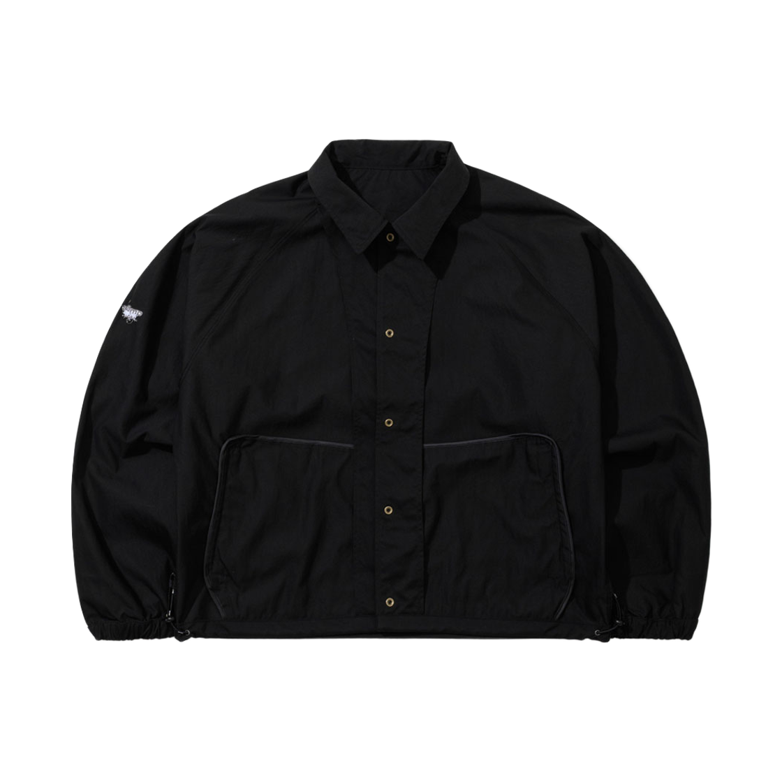 큐마일 331 숏 코치 자켓 블랙(qmile® 331 Short Coach Jacket Black)