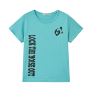 SLEEKGLOW Unlock Semi Crop T-Shirt Mint