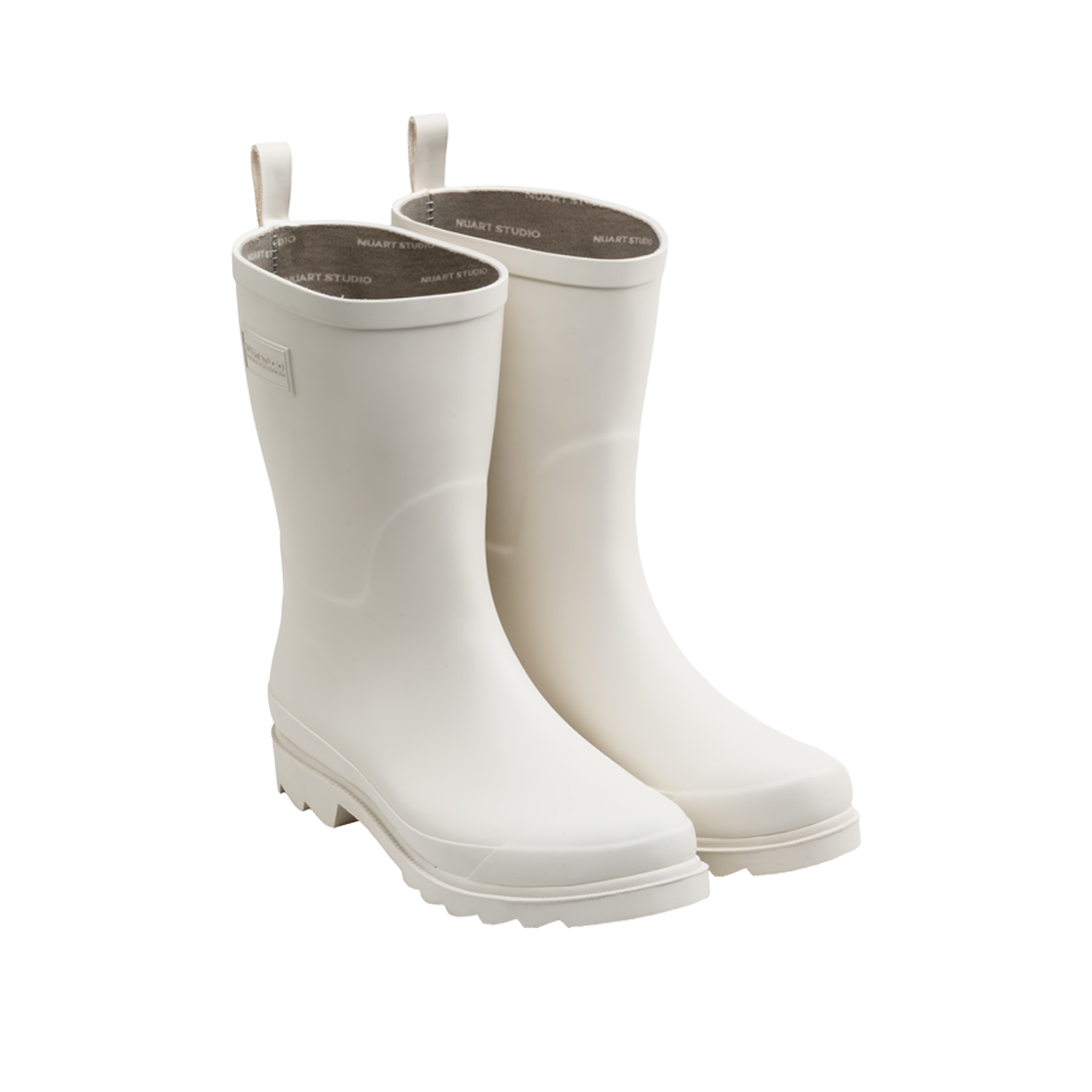 누아트스튜디오 클래식 미드 레인부츠 크림(NUARTSTUDIO Classic Mid Rain Boots Cream) - 4