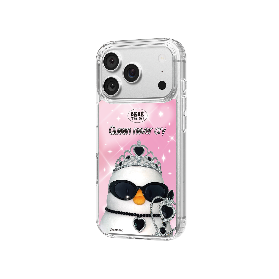 에스엘비에스 베베더오리 퀸 클리어 마그넷 케이스 for iPhone17 Series(SLBS BEBE DE ORI Queen Clear Magnet Case for iPhone 17 Series) - 4