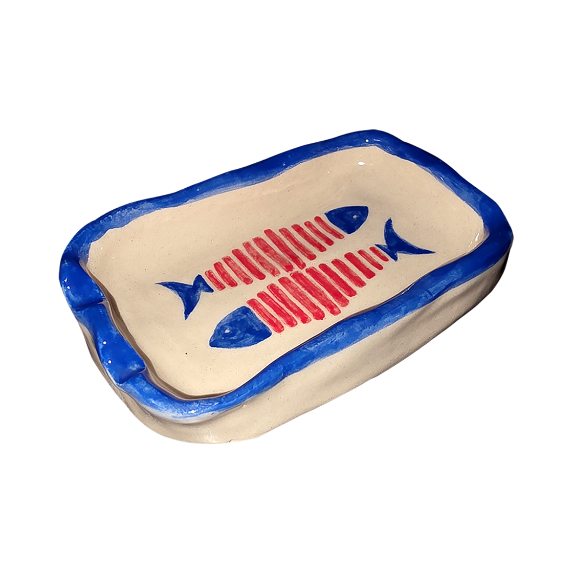 체리드라이버 물고기 뼈 세라믹 재떨이(Cherry Driver Fishbone Handmade Ashtray) - 2