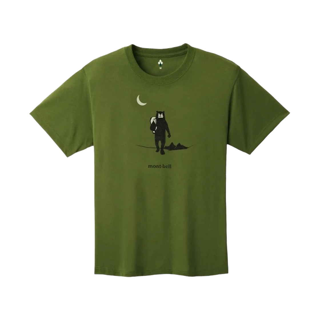 몽벨 위크론 문라이트 티셔츠 카키(Montbell Wickron Moonlight T-Shirt Khaki) - 1