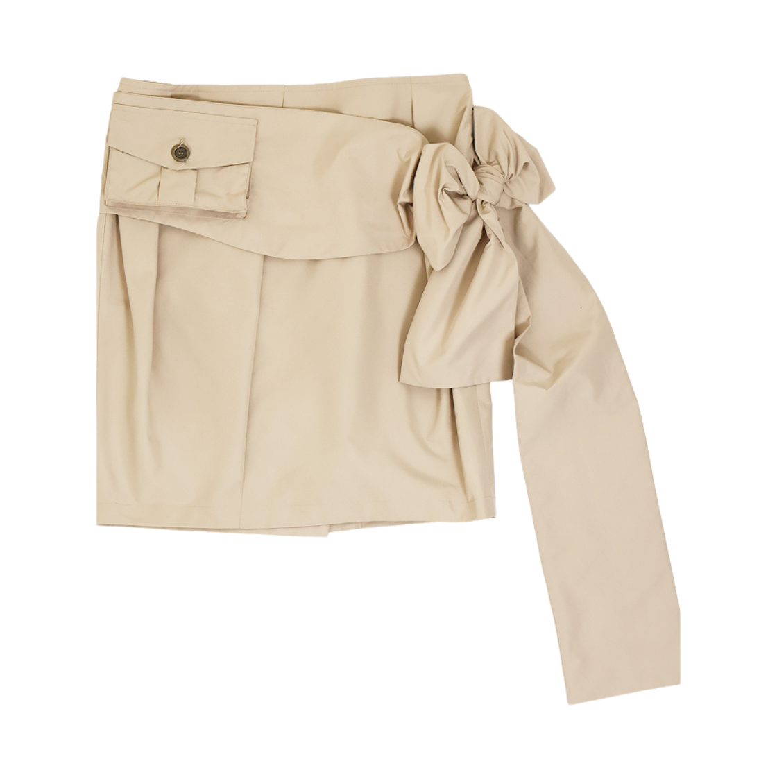 키코지 포켓 핀턱 미디 스커트(kikozy Pocket Pintuck Midi Skirt) - 1