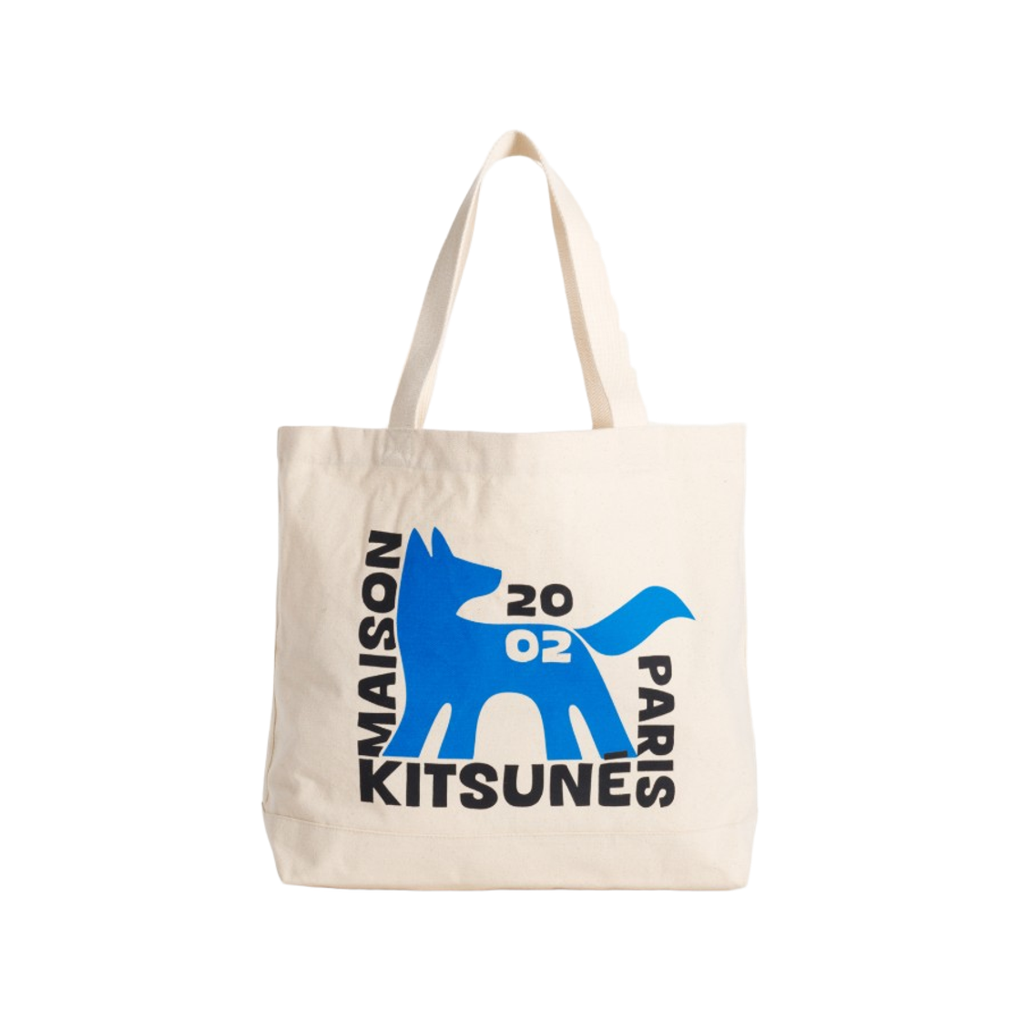 메종 키츠네 갤러리 폭스 토트백 에크루(Maison Kitsune Gallery Fox Tote Bag Ecru) - 1
