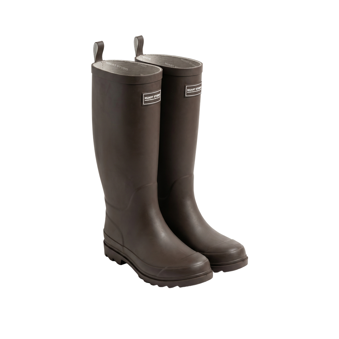누아트스튜디오 클래식 롱 레인부츠 모카무스(NUARTSTUDIO Classic Long Rain Boots Mocha Mousse) - 4