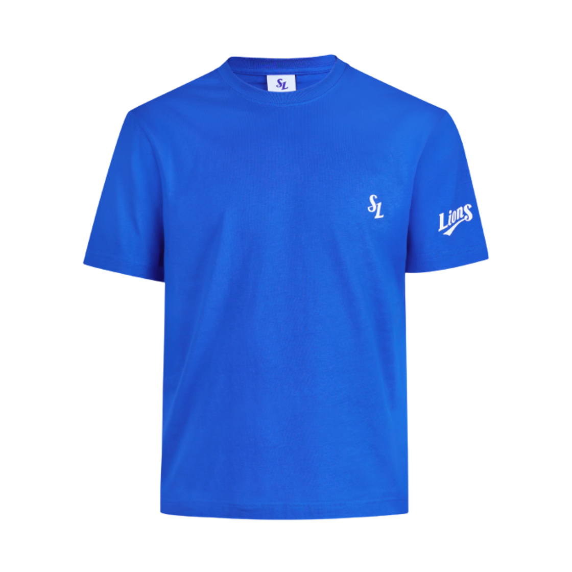 삼성 라이온즈 로고 티셔츠 블루(Samsung Lions Logo T-Shirt Blue)