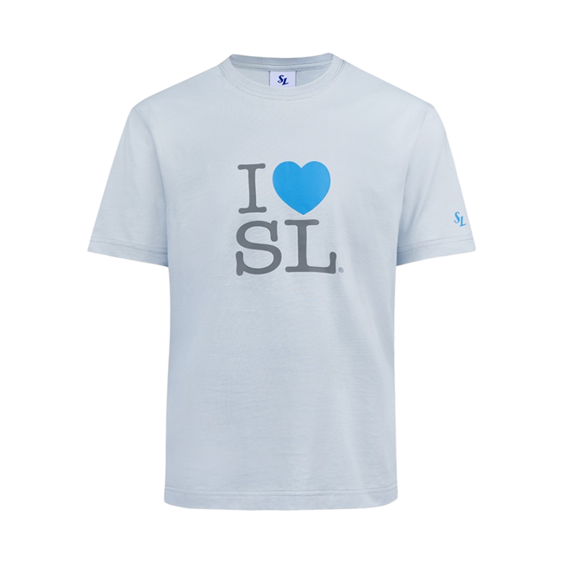 삼성 라이온즈 아이 러브 삼성 티셔츠 스카이 블루(Samsung Lions I Love Samsung T-Shirt Sky Blue)