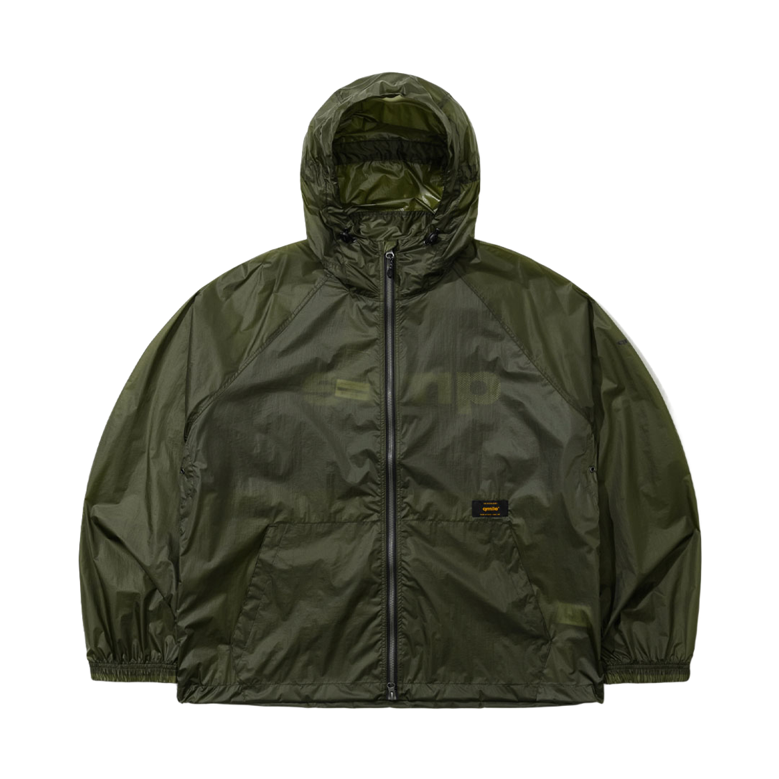 26Q301 qmile® 301 Back Vent Windbreaker Khaki