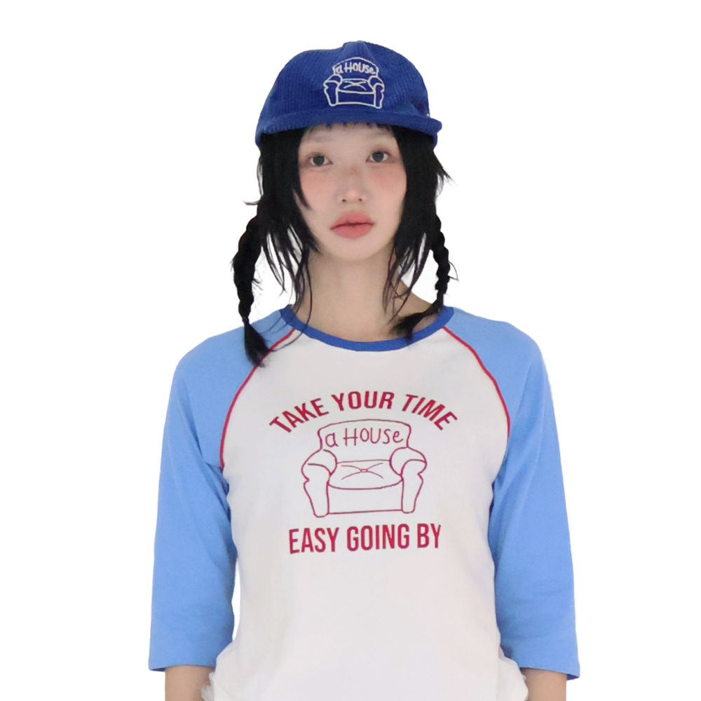 키코지 소파 코듀로이 캡 블루(kikozy Sofa Corduroy Cap Blue) - 2