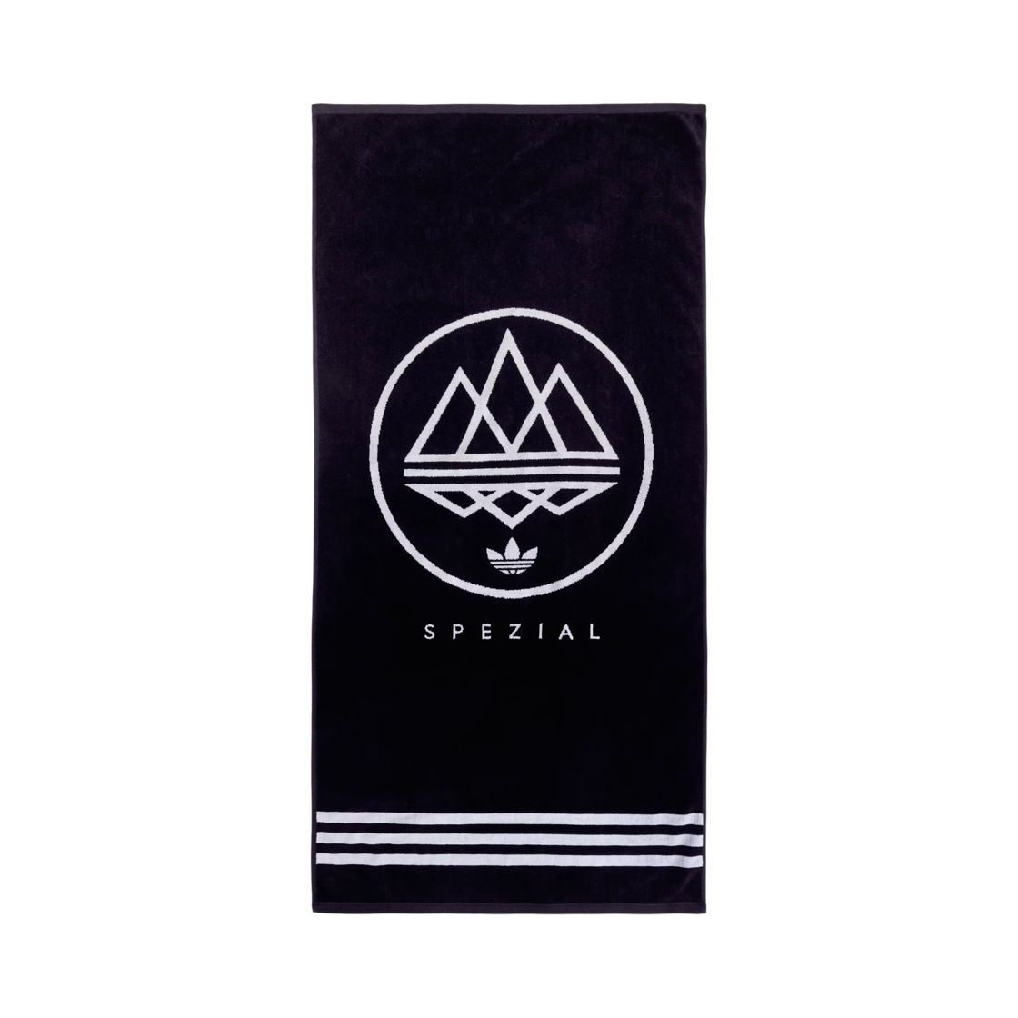 아디다스 모드 트레포일 타월 블랙 초크 화이트(Adidas Mod Trefoil Towel Black Chalk White)