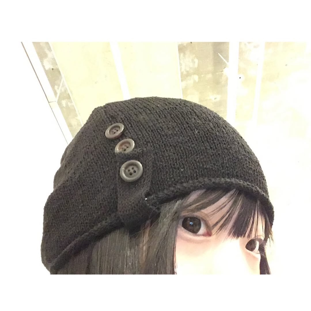 MAINBOOTH Button Turban Beanie BLACK 착용 스타일 - 3