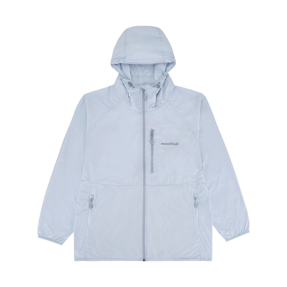Montbell (W) Montbell Wind Blast Hooded Jacket Light Blue · XS