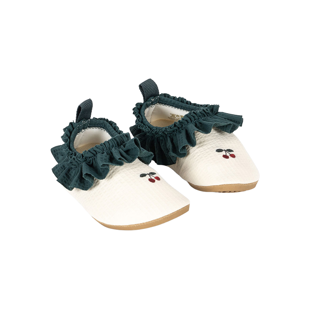콩제슬래드 세일러 프릴 스윔 슈즈 체리(Konges Sløjd Sailor Frill Swim Shoes Cloud Dancer) - 1