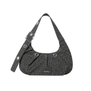 For Appeal Carry Light Hobo Bag  Leopard Black