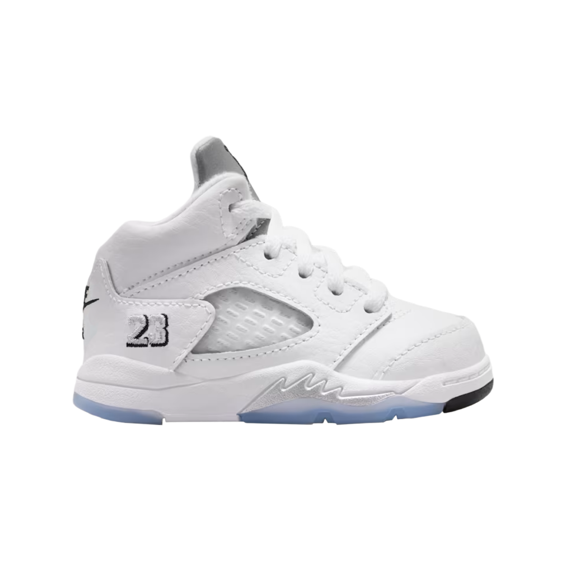 HQ7981-103 (TD) Jordan 5 Retro OG White and Metallic Silver