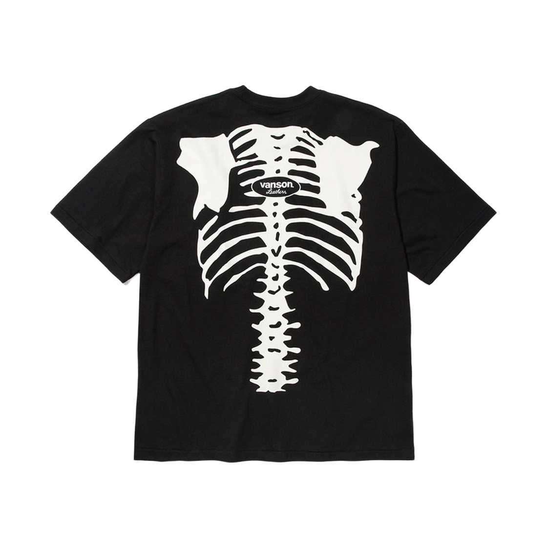 벤슨 레더 오리지날 본 티셔츠 / 블랙(Vanson Leathers Original Bone T-shirt / Black) - 2