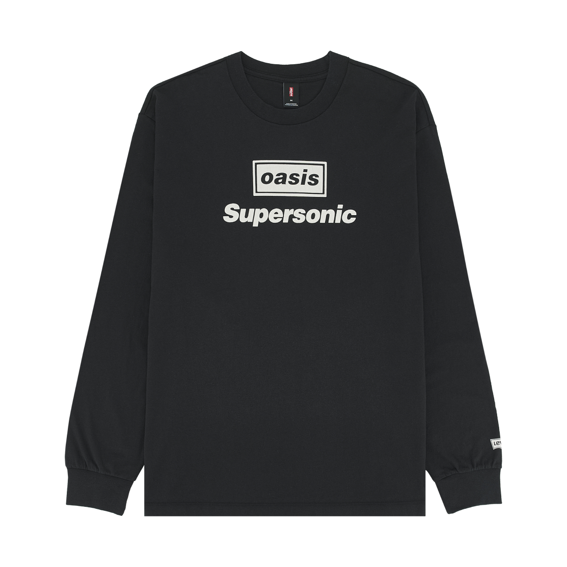 리바이스 x 오아시스 슈퍼소닉 롱슬리브 티셔츠 블랙(Levi's x Oasis Supersonic Long Sleeve T-Shirt Black)