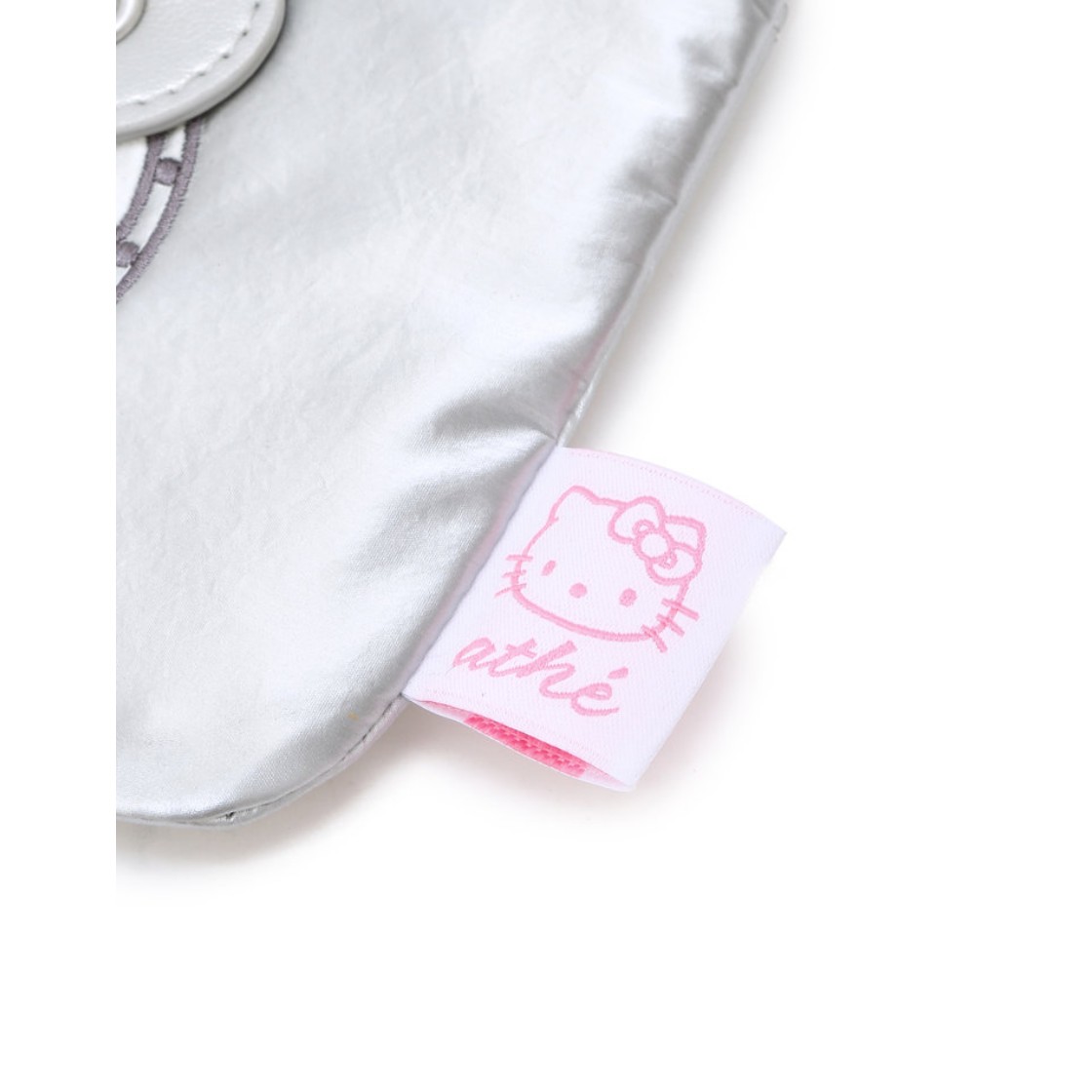 아떼 바네사브루노 액세사리 헬로 키티 x 아떼 터드 실버 르봉 파우치 AAWA6E004SV(Athe Vanessabruno Acc Hello Kitty X Athe Studded Silver Le Bon Pouch  Silver) - 5