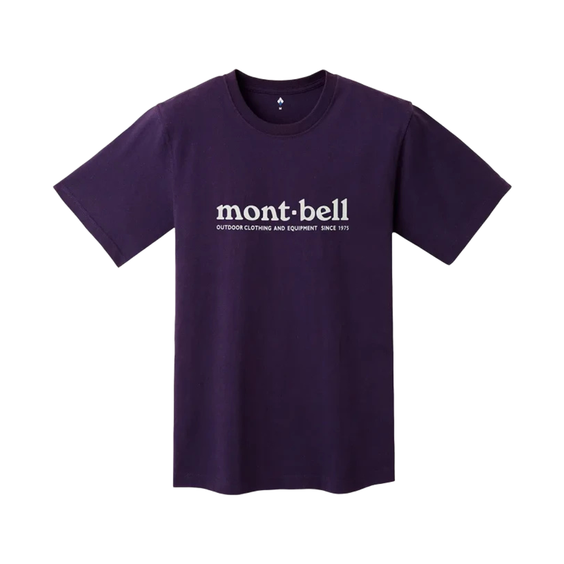 2104814 Montbell Pear Skin Cotton T-Shirt Purple