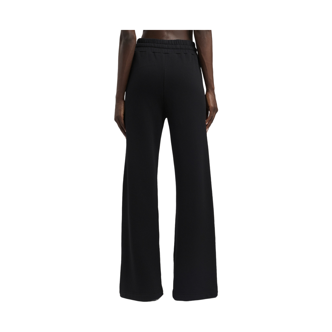 팜엔젤스 미니 커브드 로고 스웻팬츠 - 블랙 옐로우(Palm Angels Mini Curved Logo Sweatpants - Black Yellow) - 4