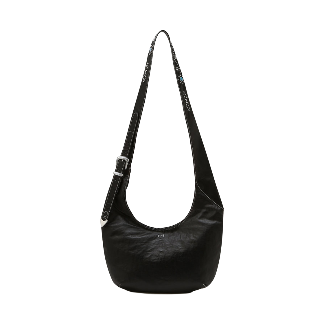 AABA6E500BK Athe Vanessabruno Acc Etoile Black Western Shoulder & Crossbody Bag  Black