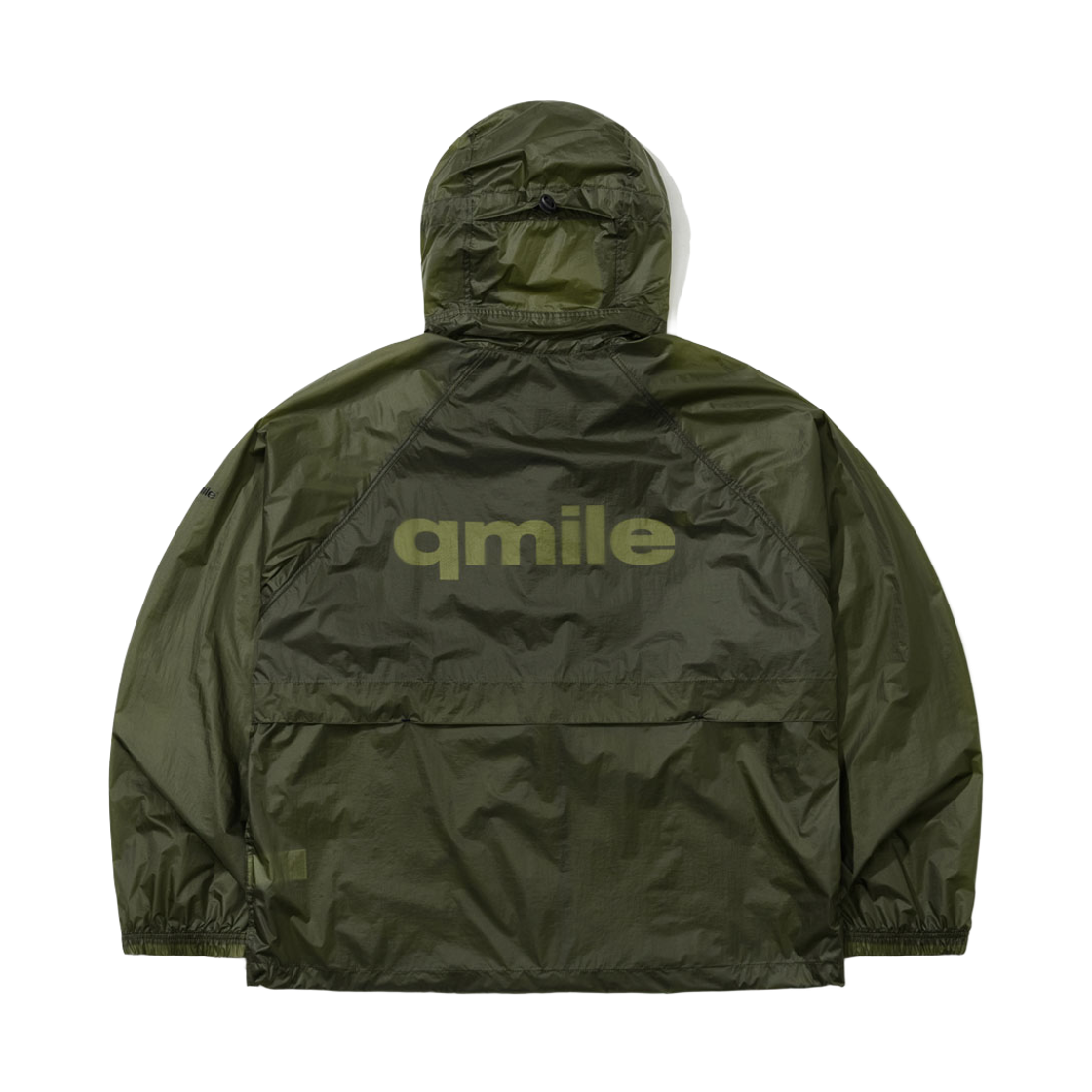 큐마일 301 백 벤트 윈드브레이커 자켓 카키(qmile® 301 Back Vent Windbreaker Khaki) - 2