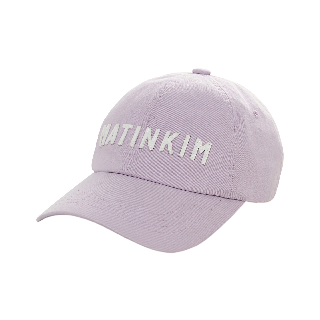 마뗑킴 아플리케 펠트 로고 볼캡 라일락(Matin Kim Applique Felt Logo Ball Cap In Lilac) - 2