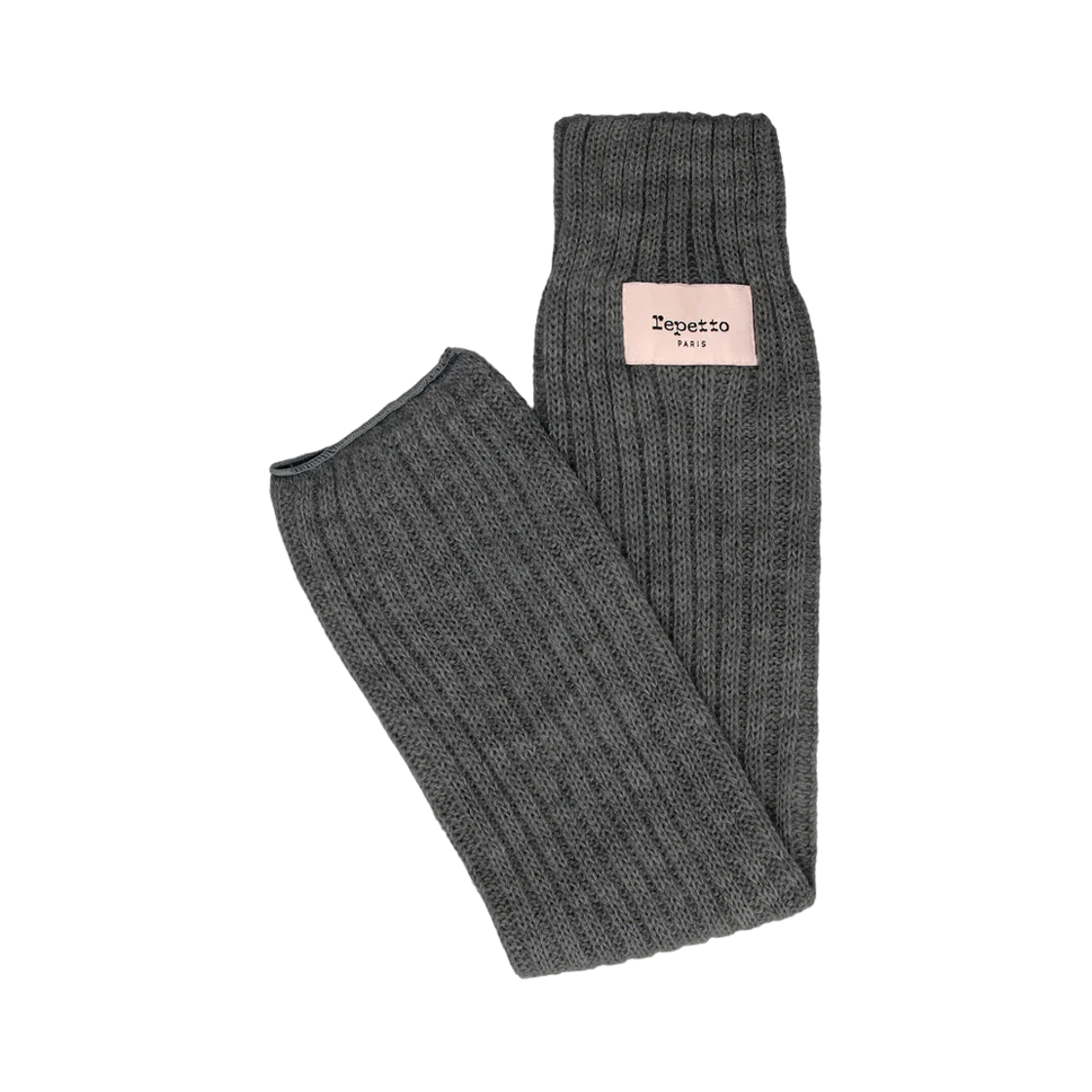 (W) 레페토 로고 레그 워머 그레이((W) Repetto Logo Legwarmers Grey)