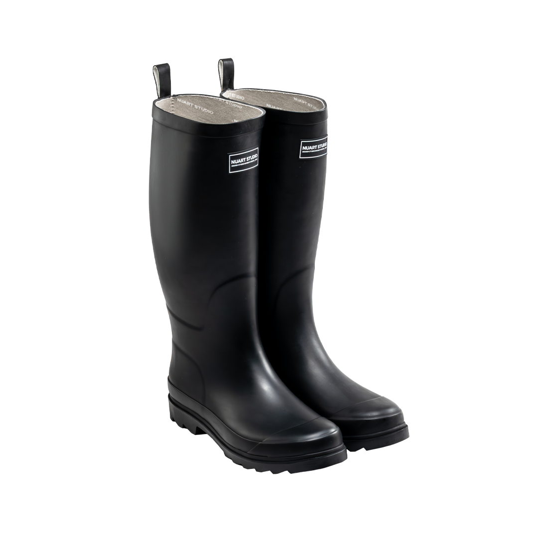 누아트스튜디오 클래식 롱 레인부츠 블랙(NUARTSTUDIO Classic Long Rain Boots Black) - 4