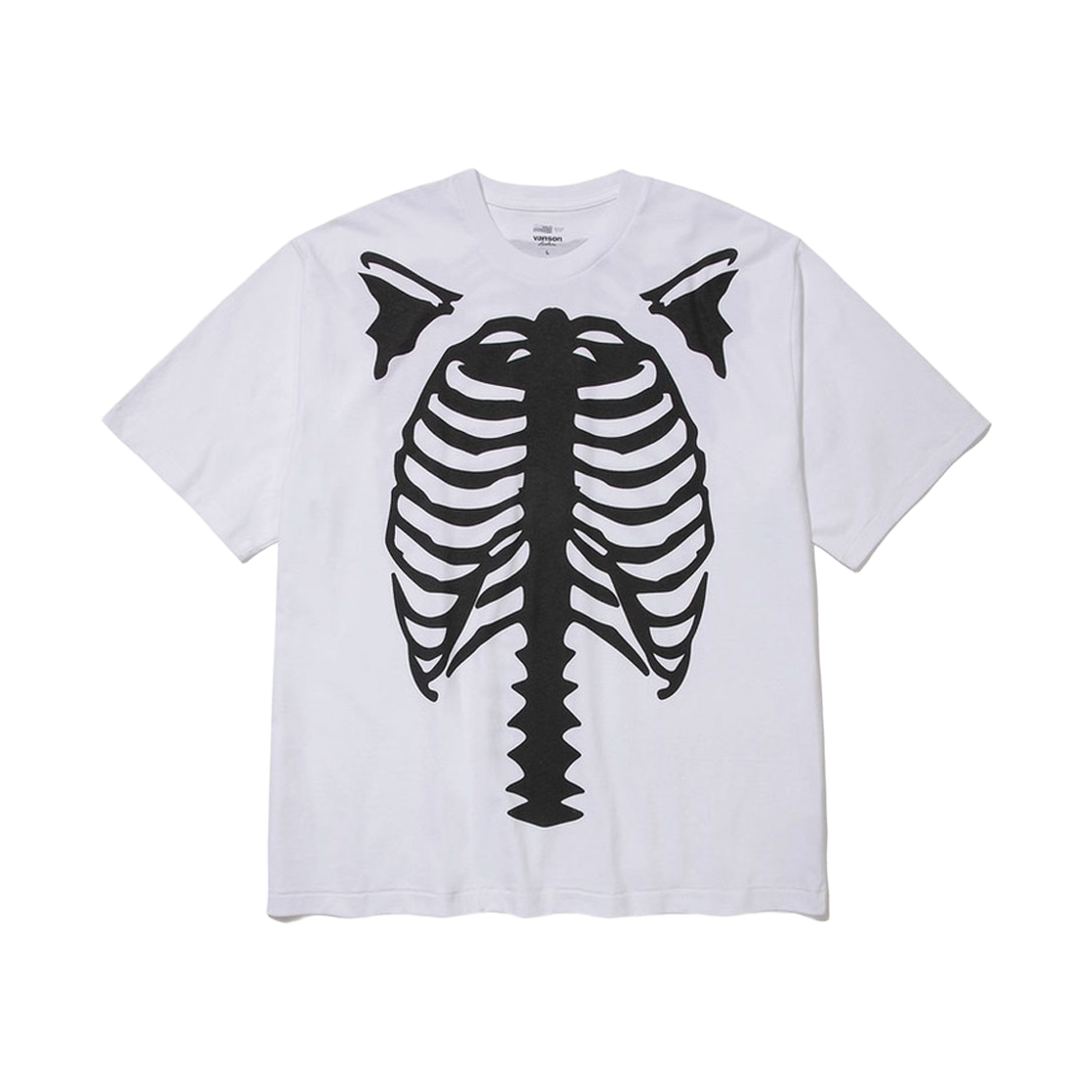 벤슨 레더 오리지날 본 티셔츠 / 화이트(Vanson Leathers Original Bone T-shirt / White)