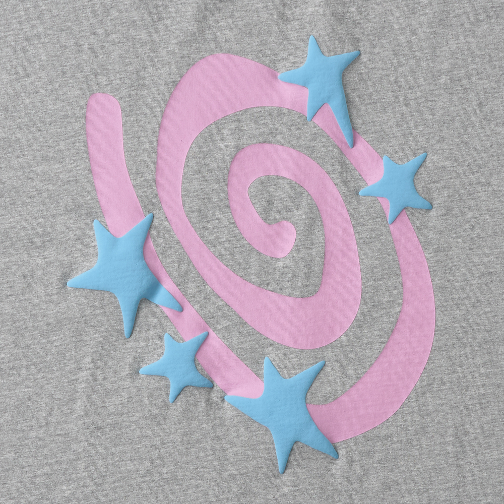 아모우 몰리 스타 하프 티셔츠 그레이(AMOU Molly Star Half T-Shirts Grey) - 3