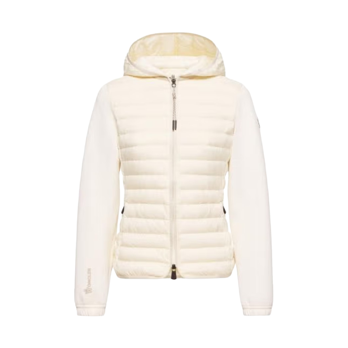 L1-098-8G00003-89BC9-031 (W) Moncler Grenoble Padded Zip-Up Hooded White Ivory - 26SS