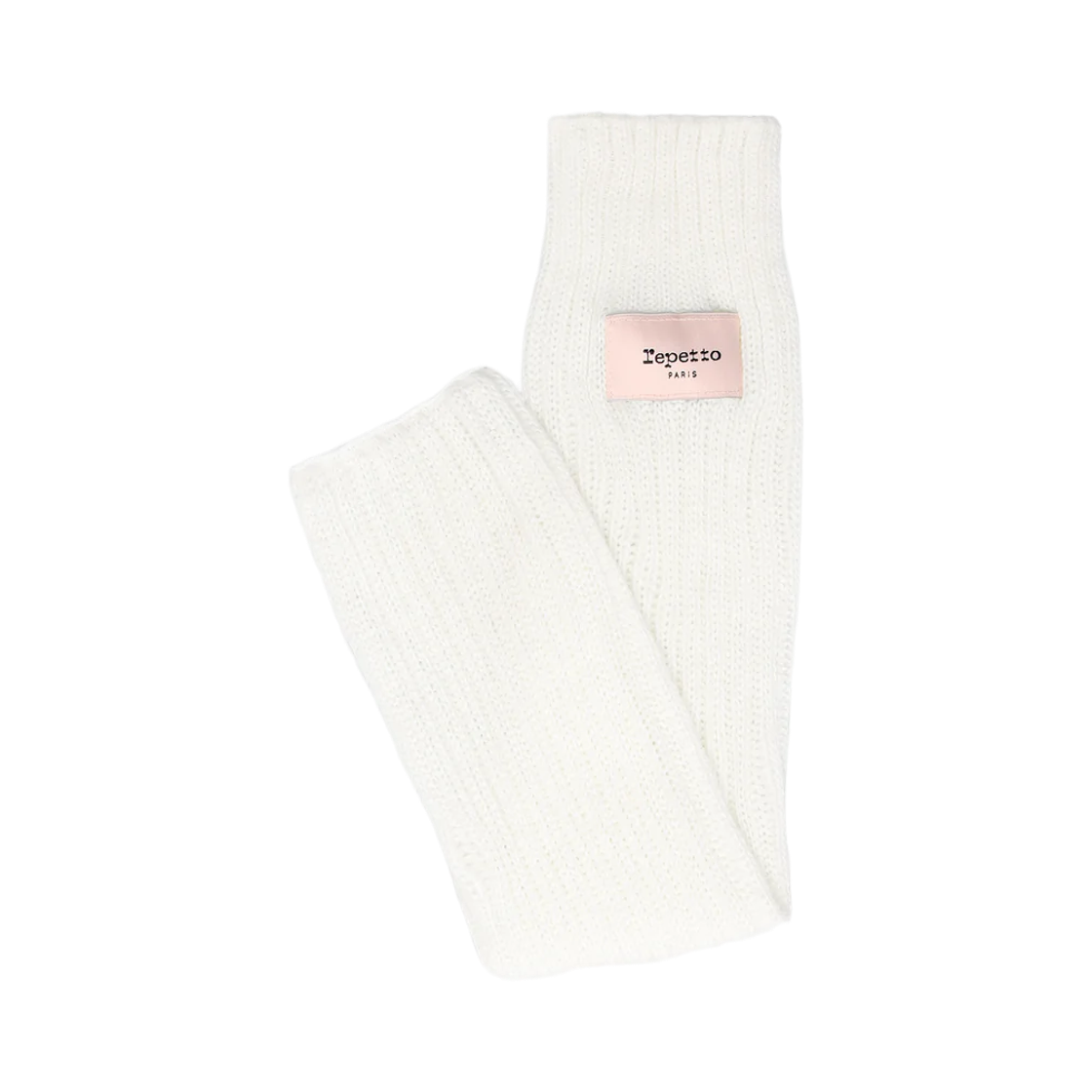 (W) 레페토 로고 레그 워머 아이보리 화이트((W) Repetto Logo Legwarmers Ivory White)