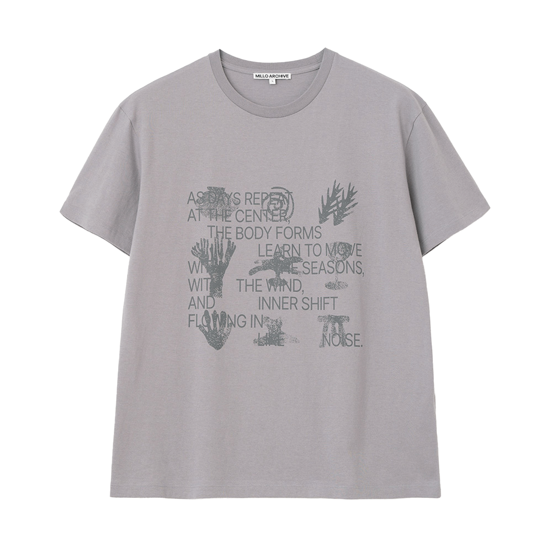 밀로 아카이브 레귤러 심볼 티셔츠 빈티지 퍼플